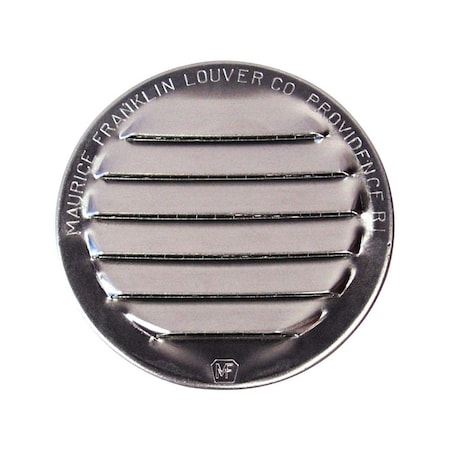 Maurice Franklin Lou Maurice Franklin Louver 2.5 in. W X 2.5 in. L Bright Silver Aluminum Mini Louver RL-100  2.5